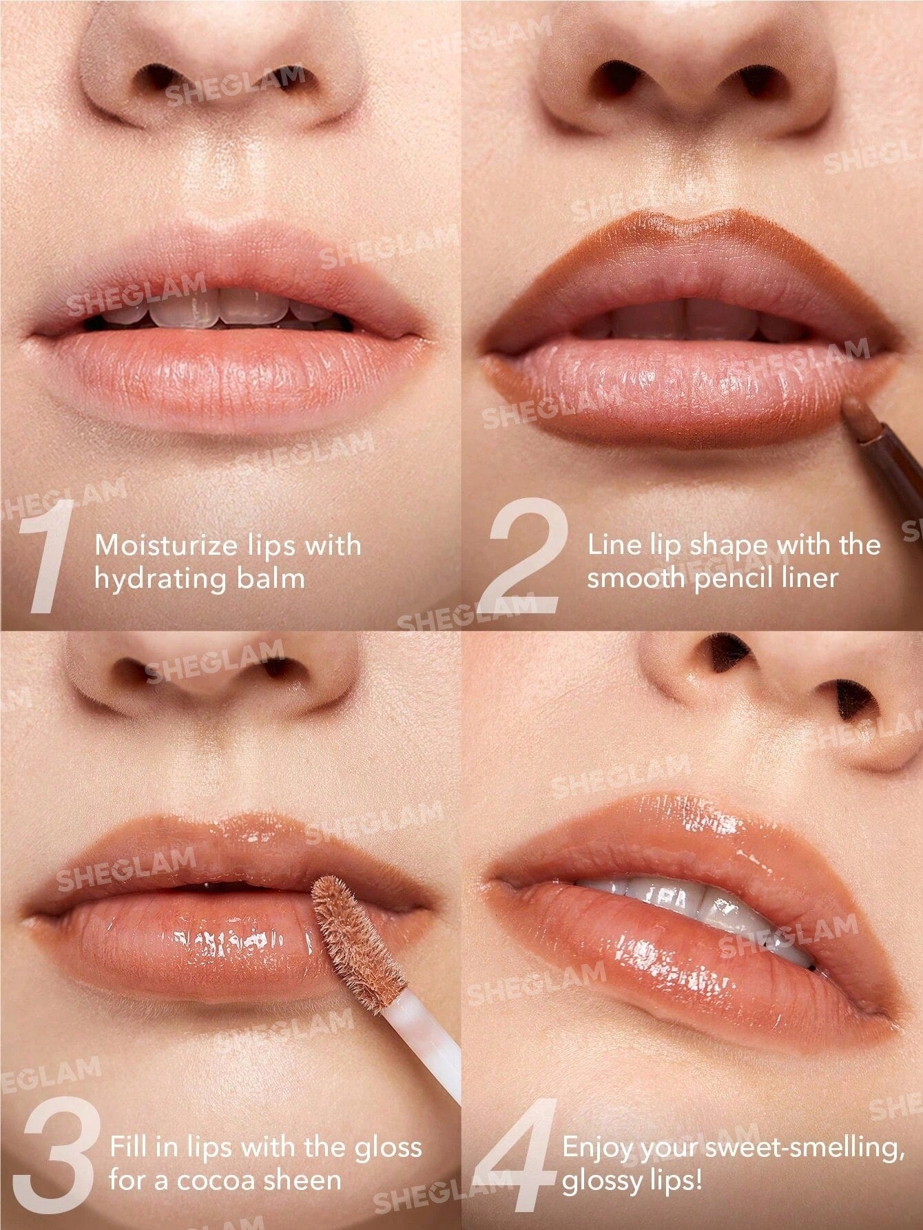 SHEGLAM Cocoa Kiss Lip Duo - Cookies N' Milk