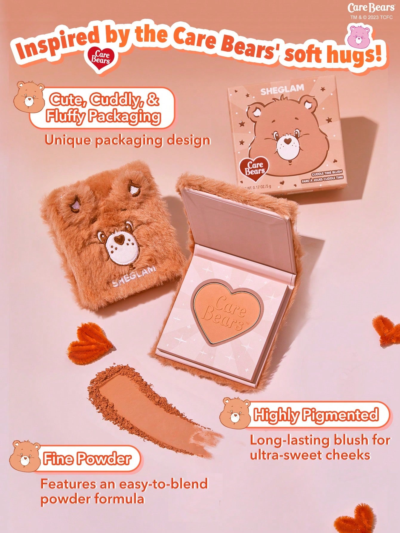 Care Bears X SHEGLAM Cuddle Time Blush-Thrill Seeker 5g