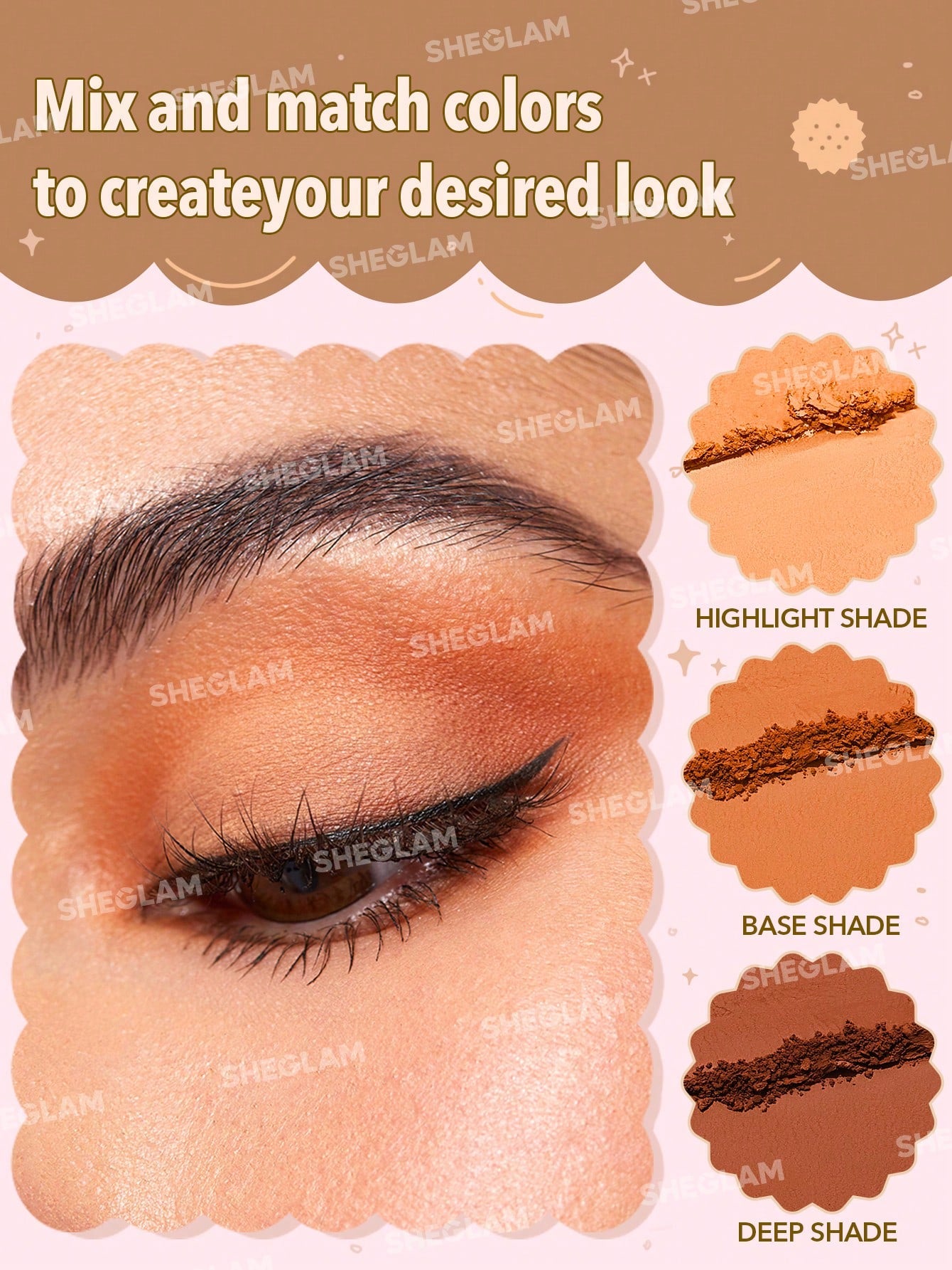 SHEGLAM Smart Cookie Shadow Stack 5.33g - Khaki