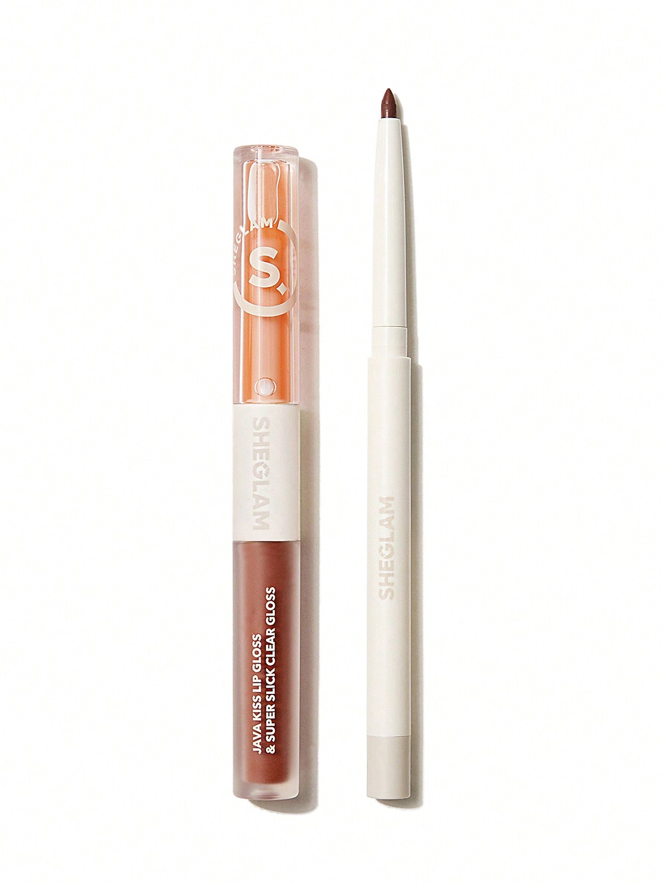 SHEGLAM Soft 90's Lip Liner & Lip Duo Set-Moody Taupe 0.8g