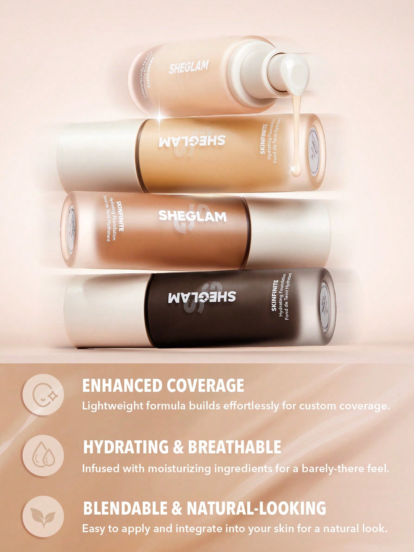 SHEGLAM Skinfinite Hydrating Foundation Sample 1.5ml
