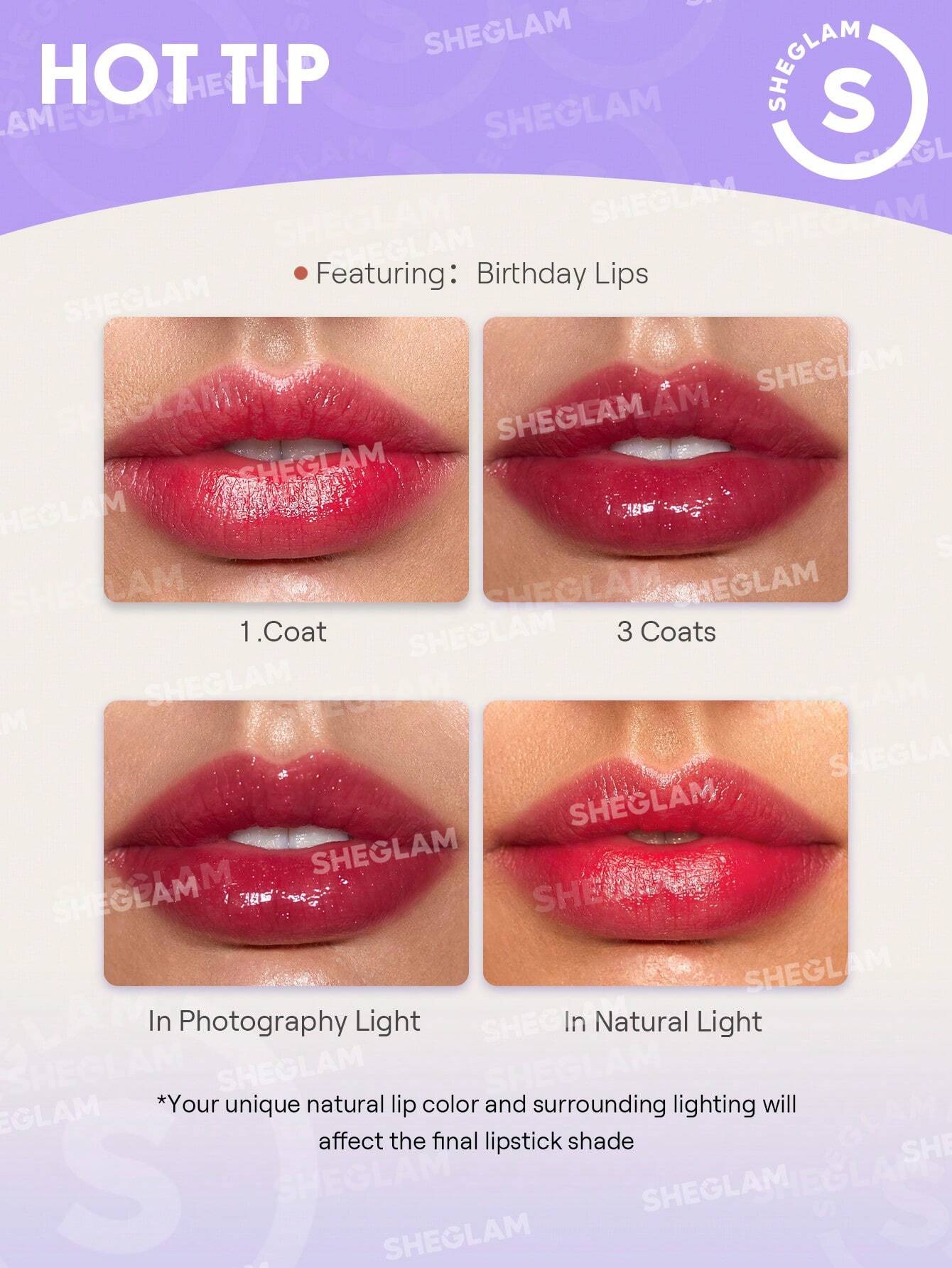SHEGLAM X Crimson Butterfly Phantom's Kiss Lip Gloss Palette