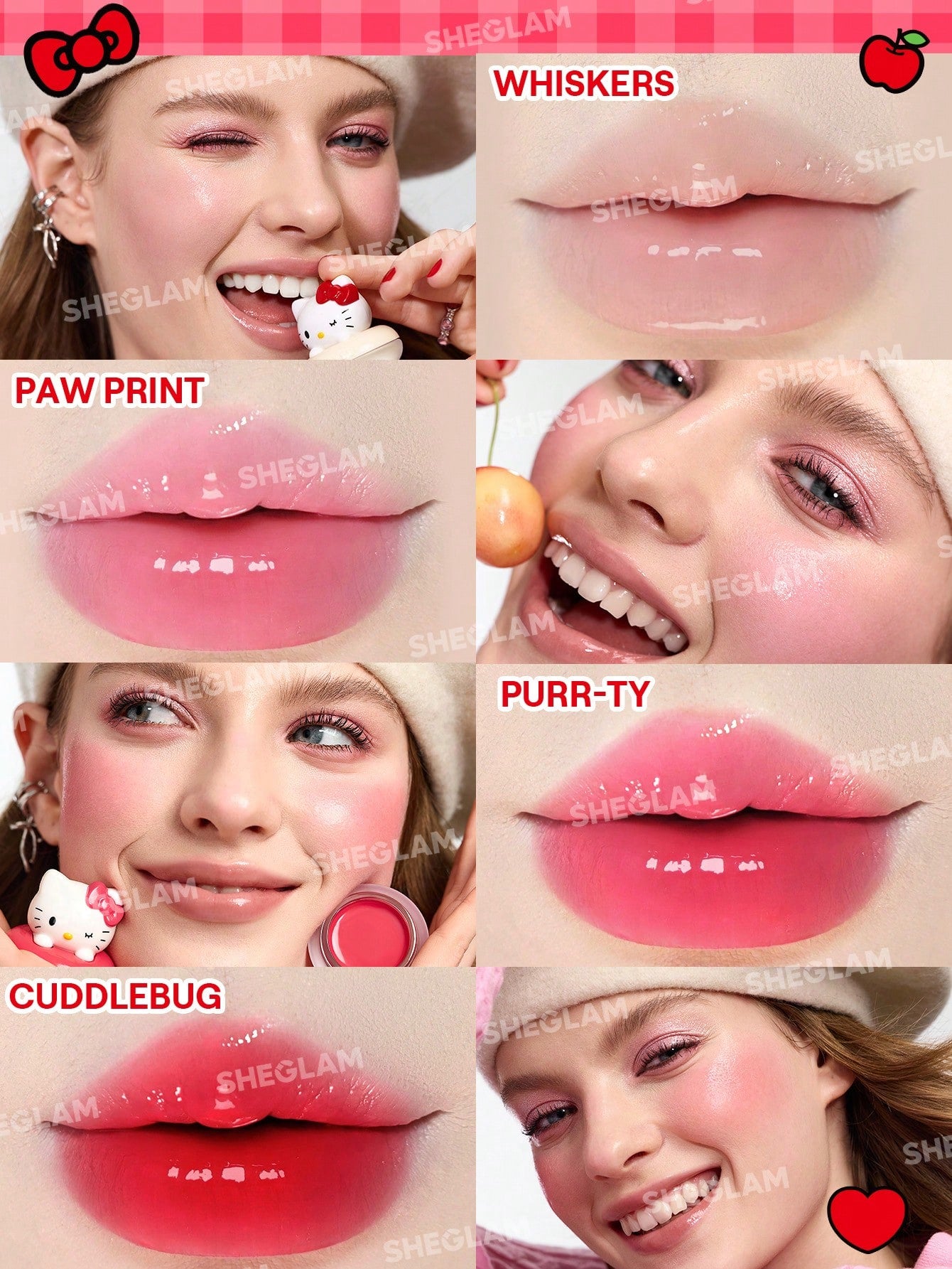 Hello Kitty|SHEGLAM True Love Dewy Multi-Use Balm-Whiskers