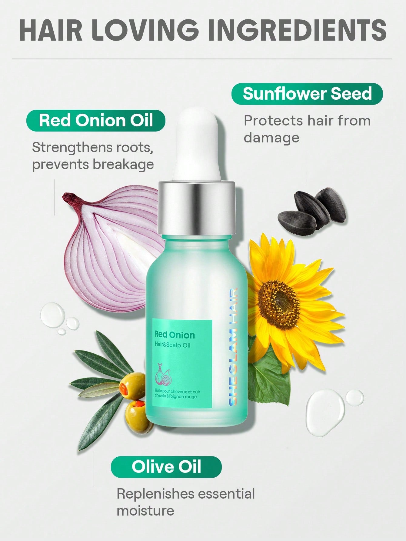 Red Onion Hair And Scalp Oil -15ml