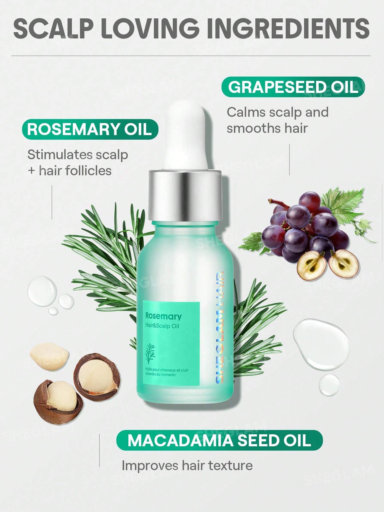 Rosemary Hair And Scalp Oil -15ml