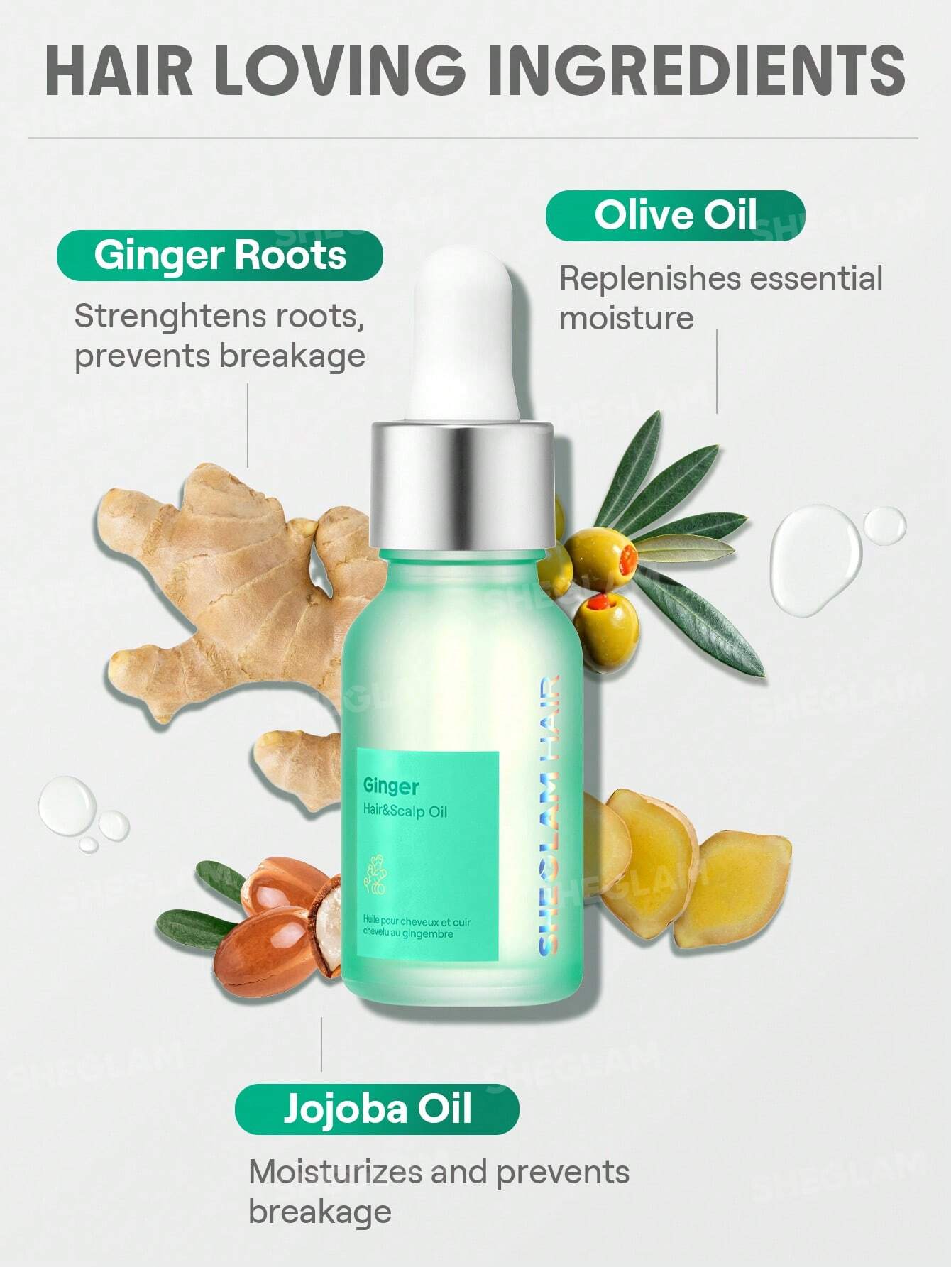 Ginger Hair & Scalp Oil - 15ml