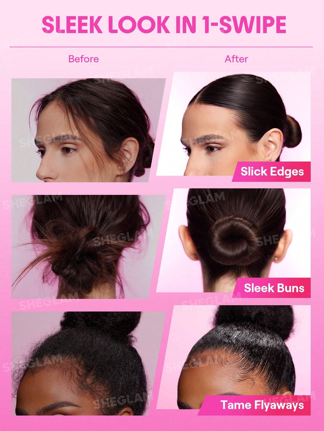 SHEGLAM HAIR Locked in Glossy Shine Strong Styling Stick 30g