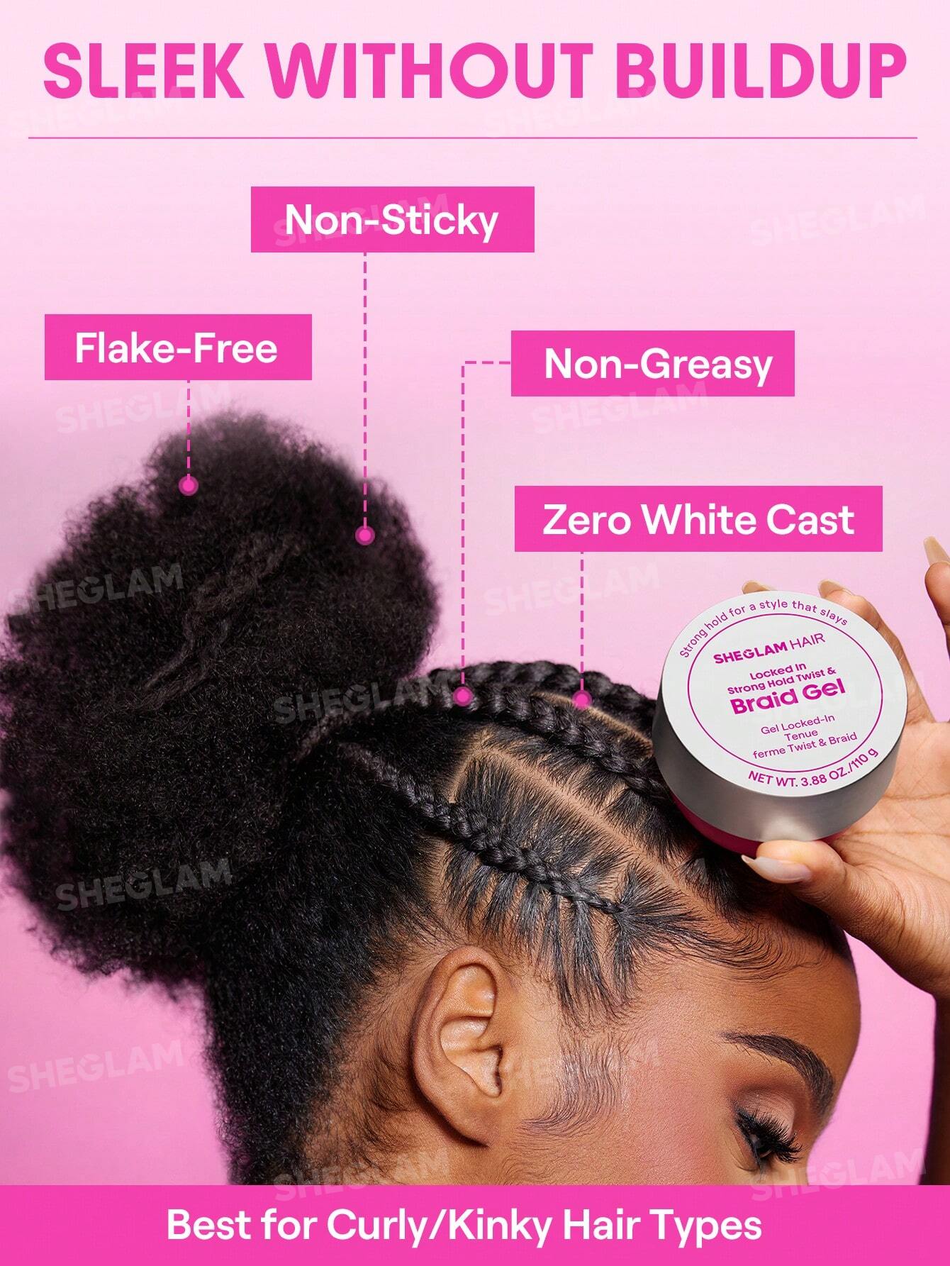 SHEGLAM HAIR Locked in Strong Hold Twist & Braid Gel 115g