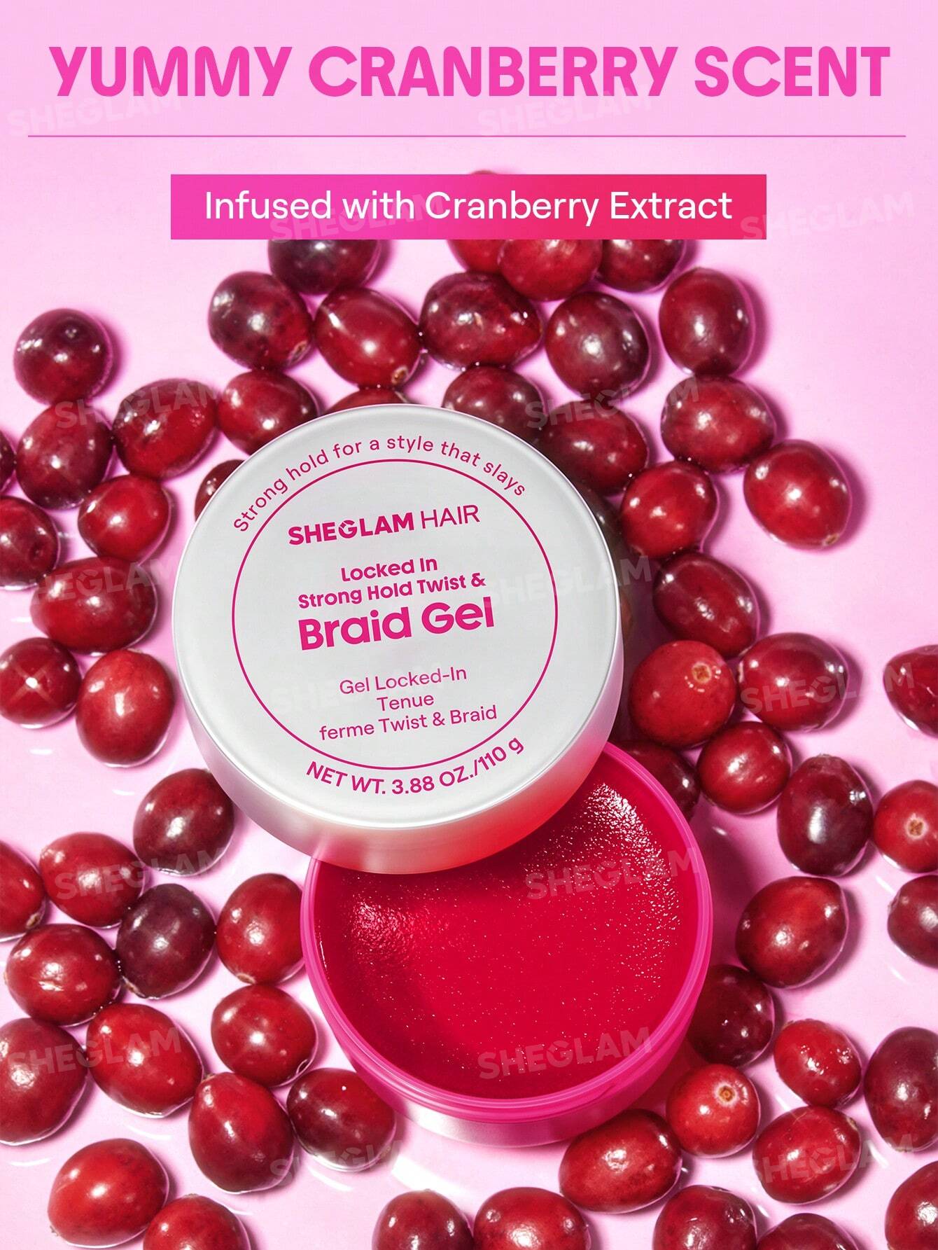 SHEGLAM HAIR Locked in Strong Hold Twist & Braid Gel 115g