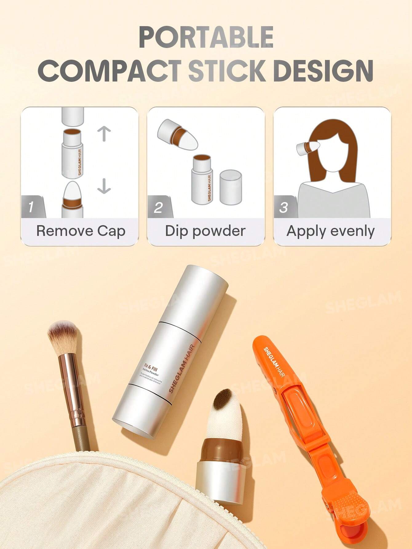 SHEGLAM HAIR Fix & Fill Hairline Powder 2g