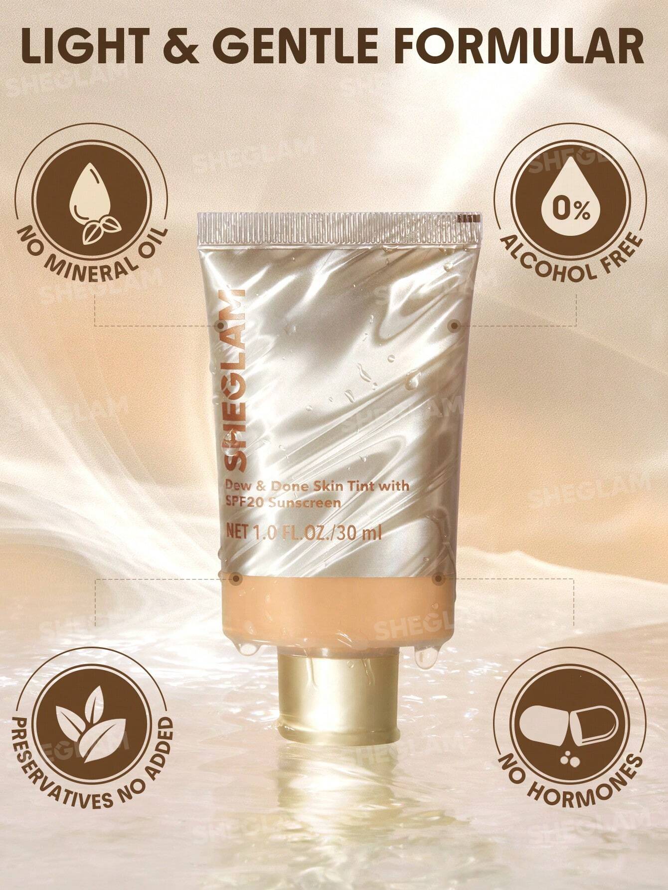 SHEGLAM Dew & Done Skin Tint With SPF20 - 30ml