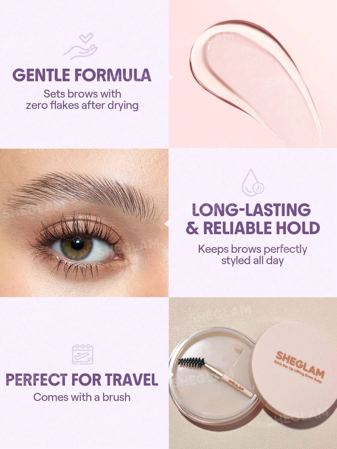 SHEGLAM Stick Em Up Lifting Brow Soap 10g