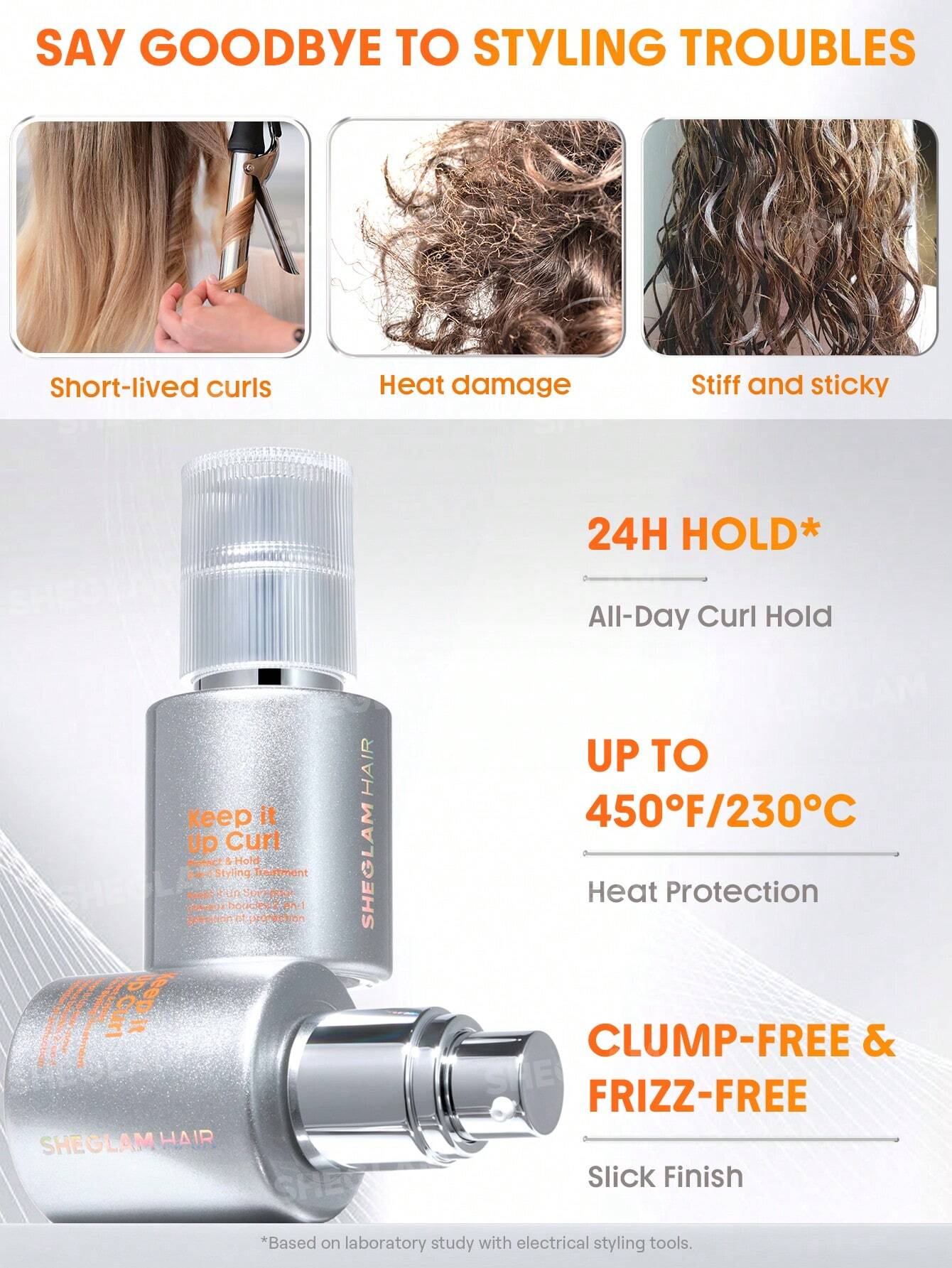 SHEGLAM HAIR Keep It Up Curl Protect & Hold 2-In-1 Styling Treatment - 50ml