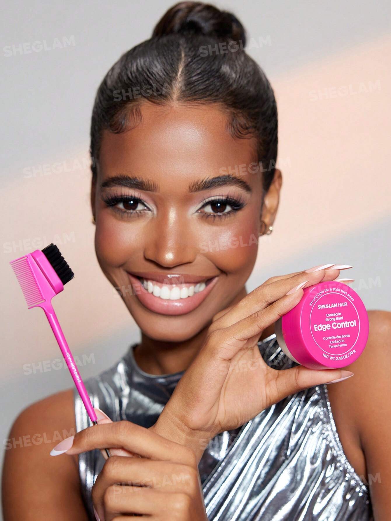 SHEGLAM HAIR Locked in Edge Bestie 3-In-1 Styling Tool