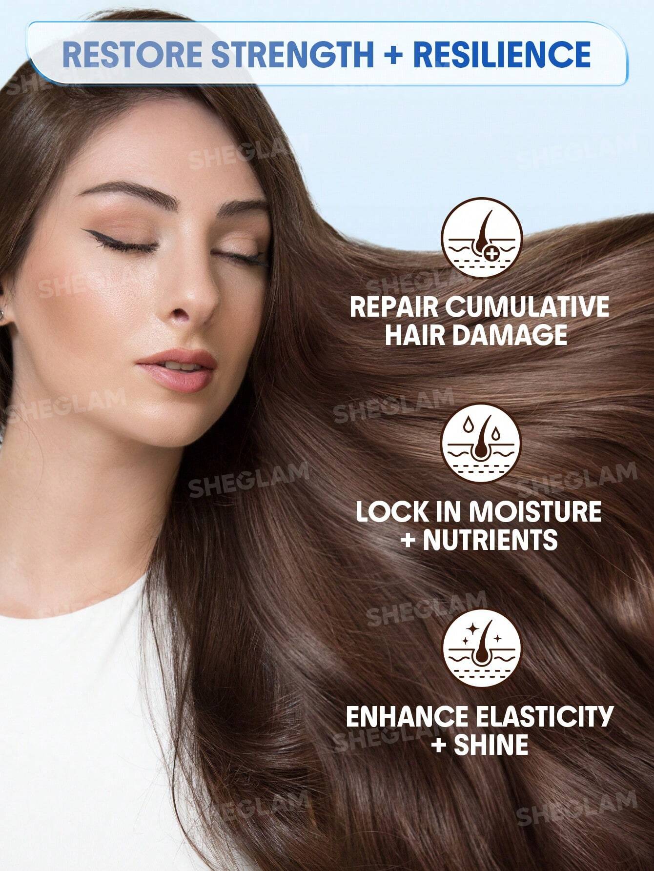 SHEGLAM HAIR Frizz Fighter Castor Oil Hair Mask 80g
