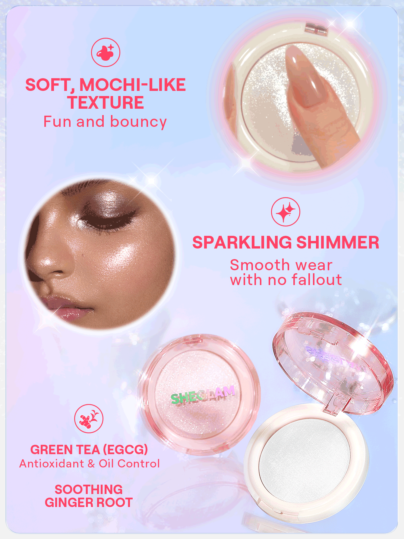 SHEGLAM Glowchi Bouncy Highlighter 9.5g