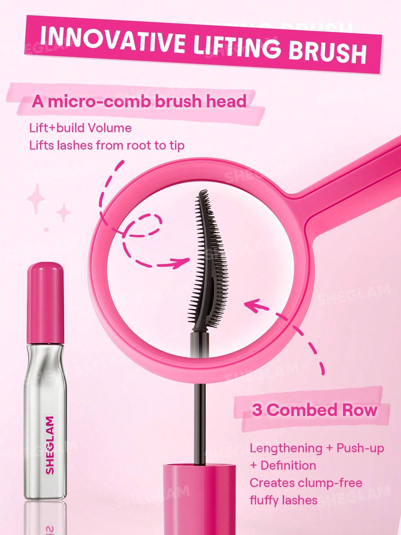 SHEGLAM Lashlighter Up & Out Mascara 8ml
