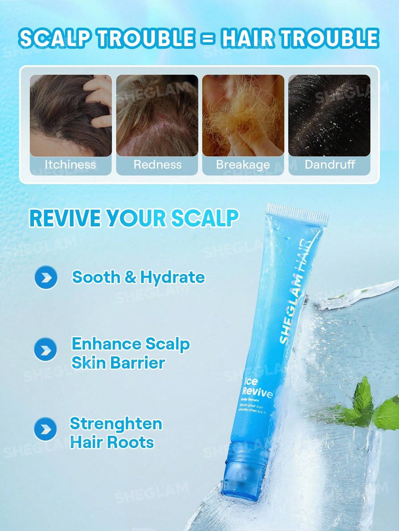 SHEGLAM HAIR Ice Revive Scalp Serum 22ml