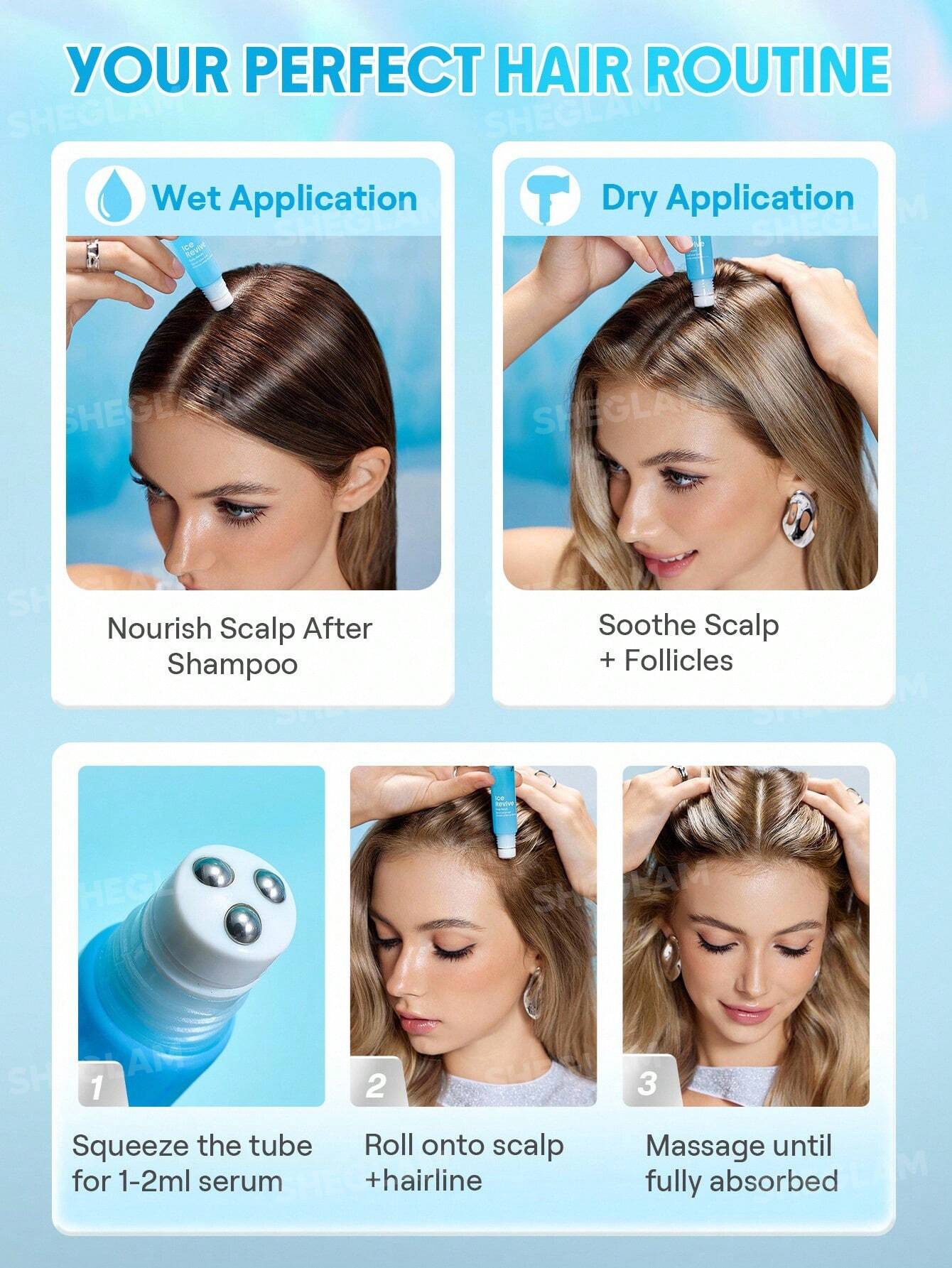 SHEGLAM HAIR Ice Revive Scalp Serum 22ml