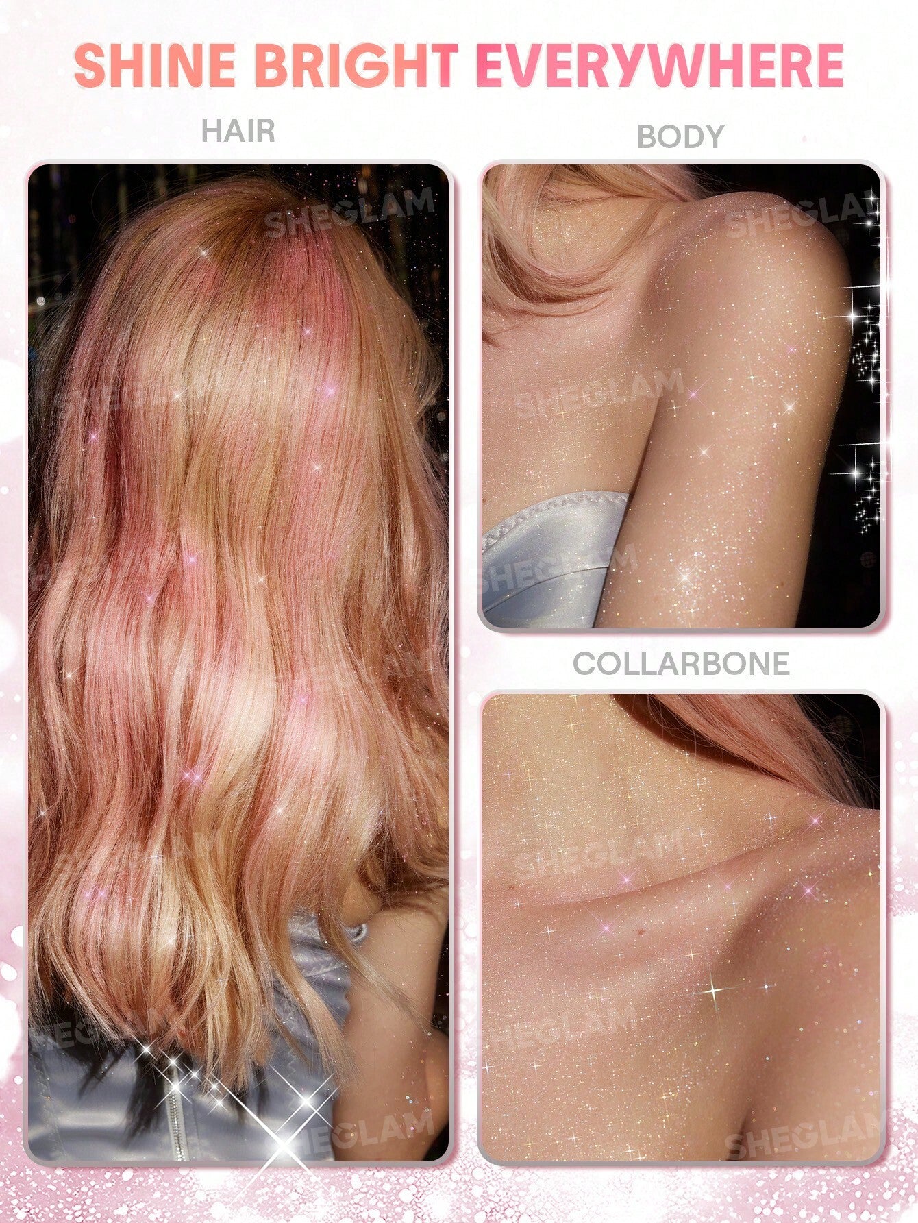 SHEGLAM HAIR Disco Twist Hair & Body Glitter Mist