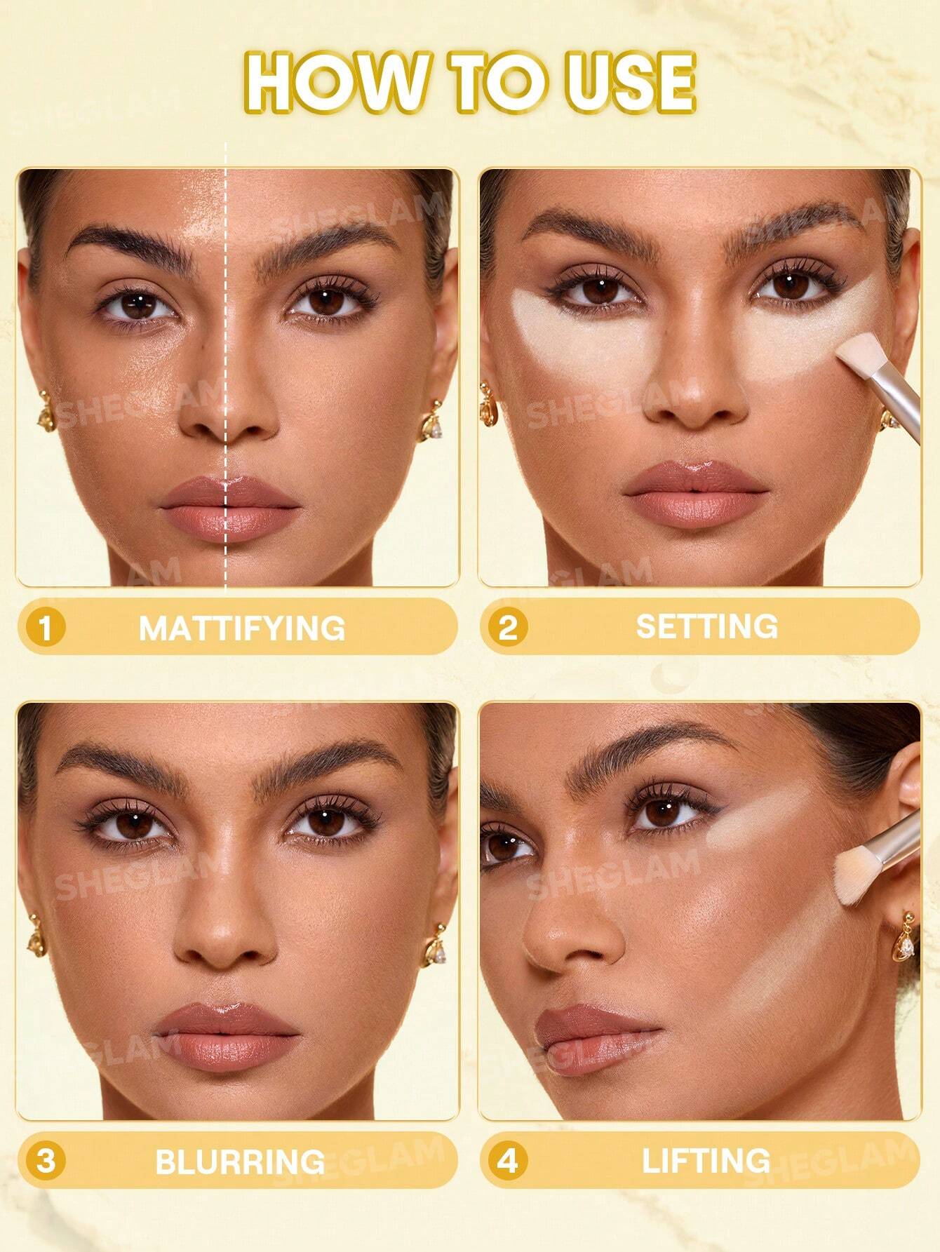 SHEGLAM Insta-Ready Ultra-Fine Blur & Lift Setting Powder Duo 14g