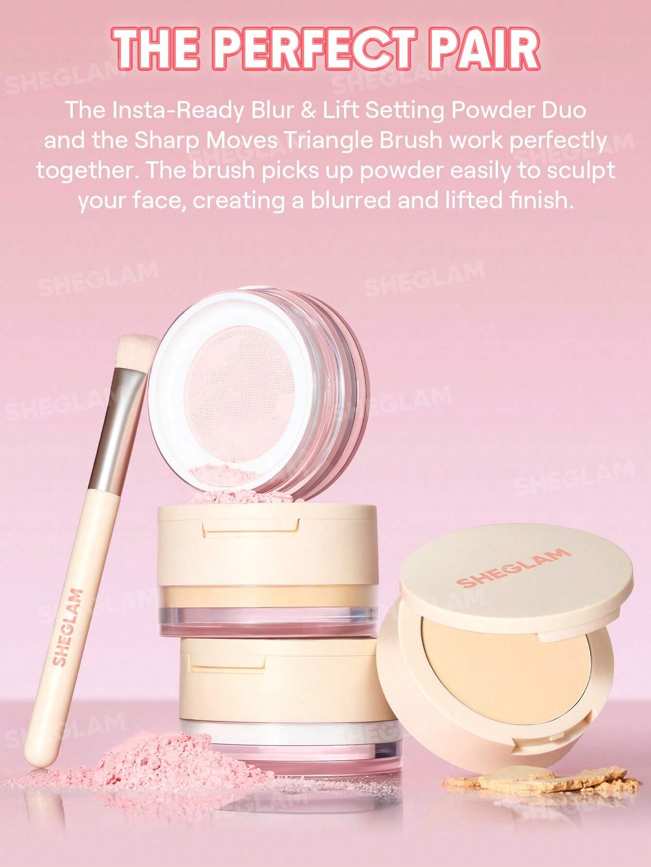 SHEGLAM Sharp Moves Triangle Brush