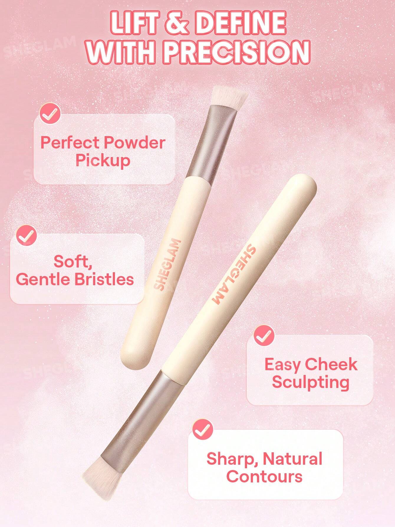 SHEGLAM Sharp Moves Triangle Brush