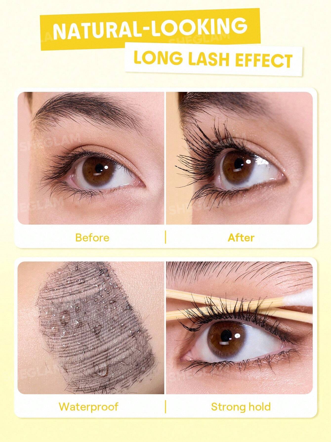 SHEGLAM Lashlighter Iron Curl Mascara (Lengthening + Separating)