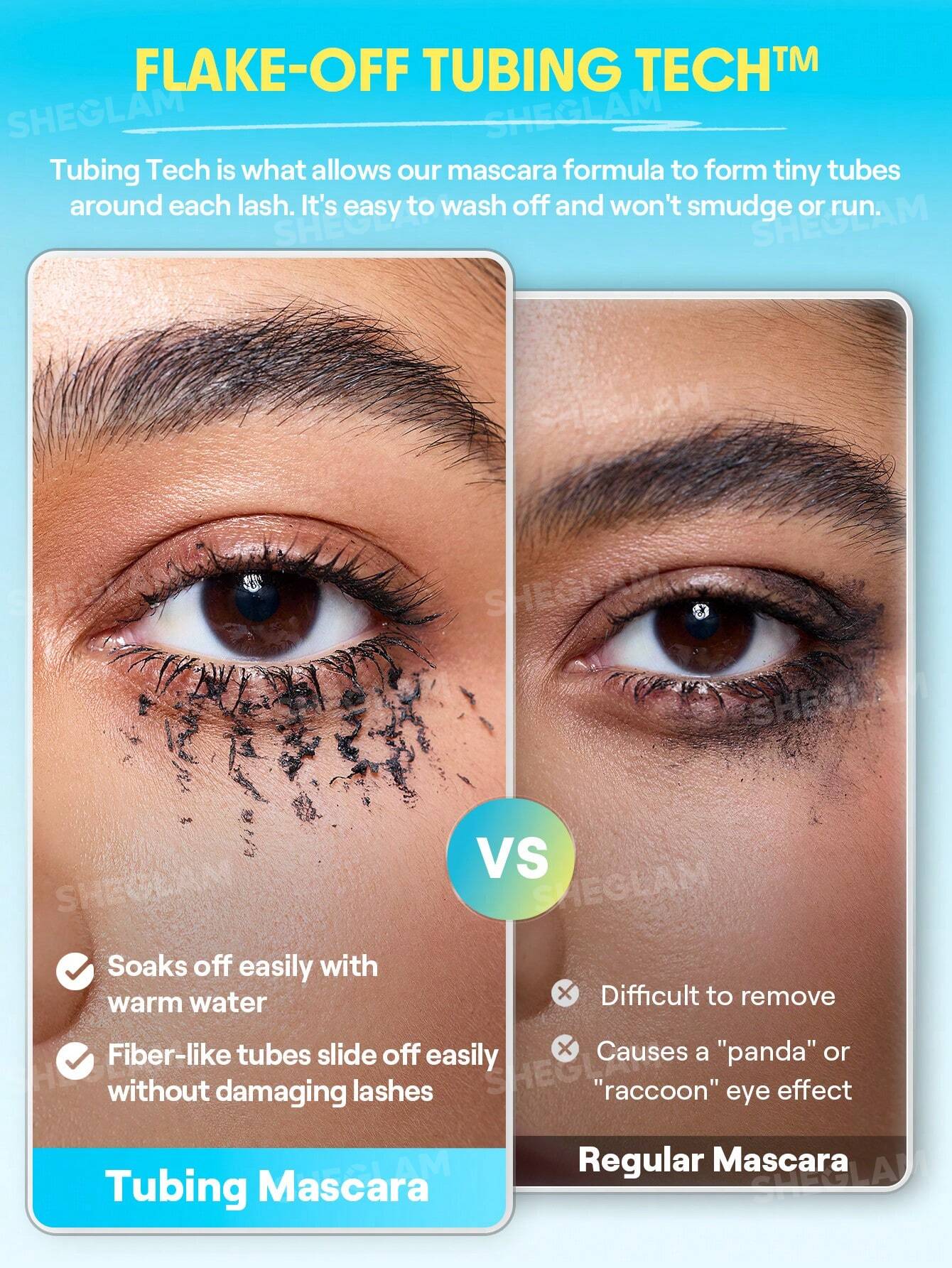 SHEGLAM Tubing Tech Mascara (Lengthening + Volumizing)