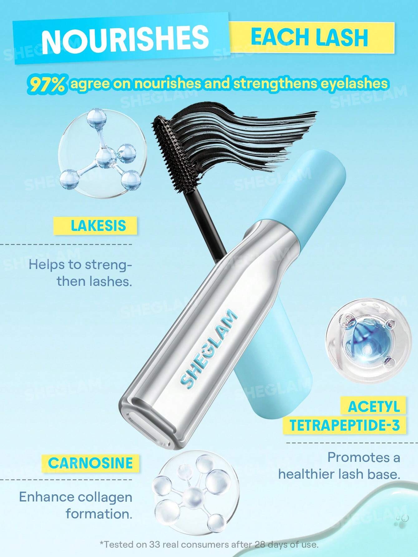 SHEGLAM Tubing Tech Mascara (Lengthening + Volumizing)
