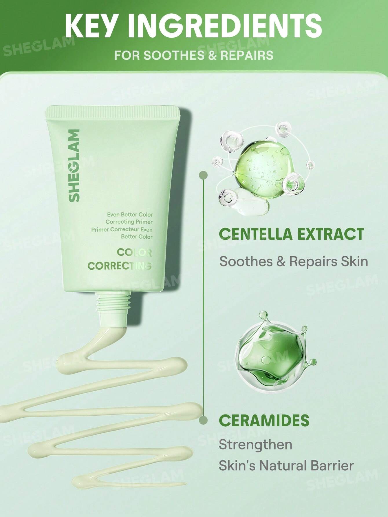 SHEGLAM Even Better Color Correcting Primer-Green