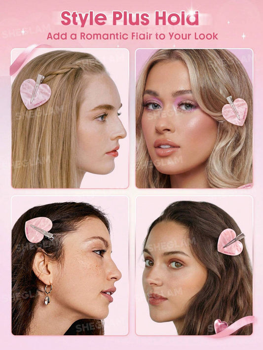 SHEGLAM HAIR Cupid's Charm Lovely Crystal Hair Clips