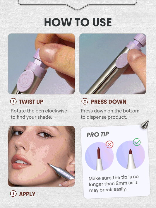 SHEGLAM The Everywhere 4-In-1 Pen-Multicolor