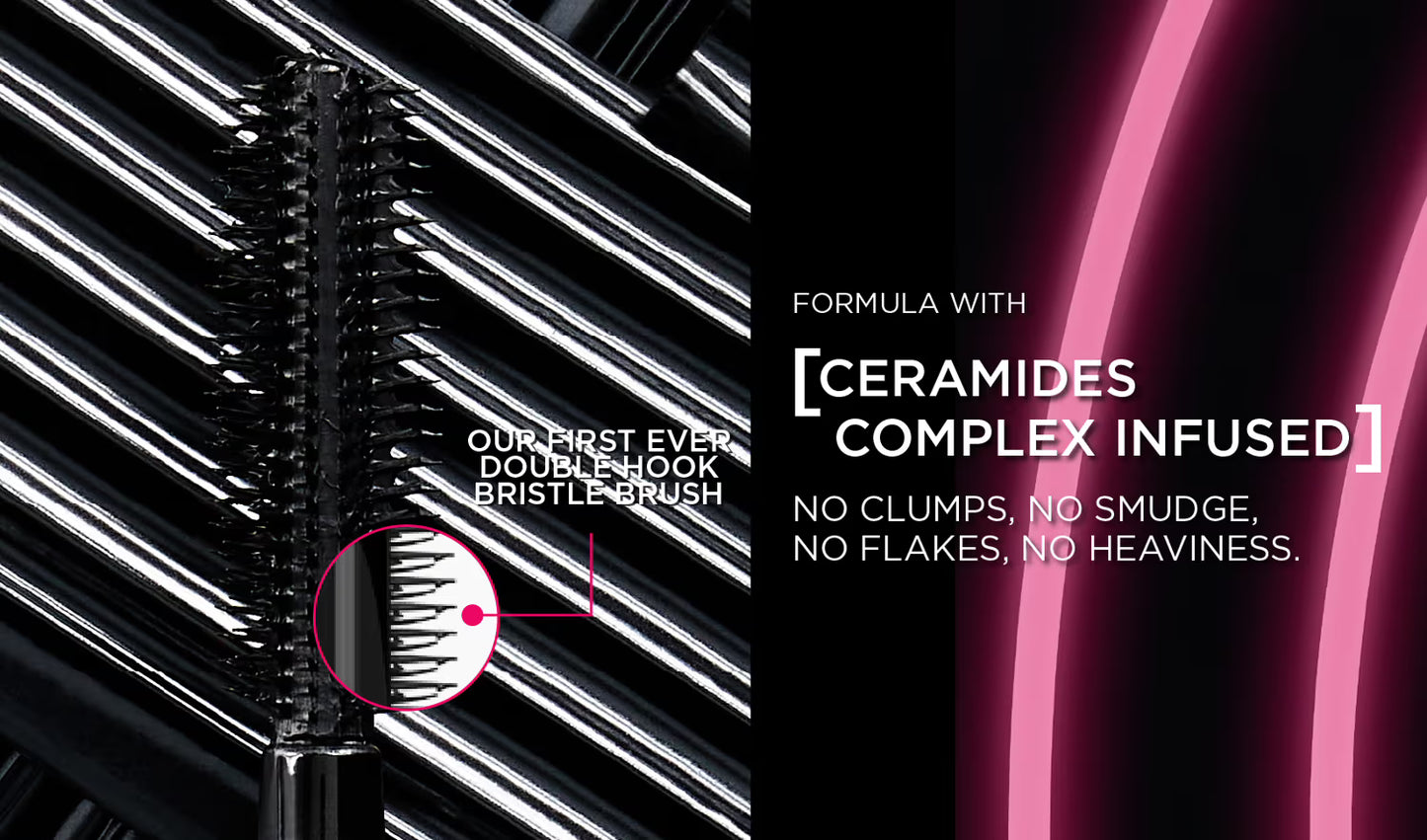 L’Oréal Paris Telescopic Lift Washable Mascara, with Up to 36HR Wear