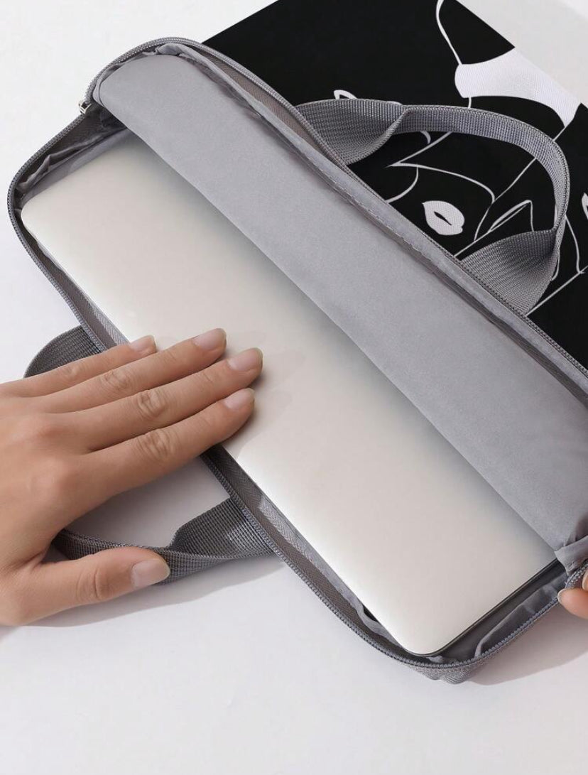 1pc Figure graphic reversible laptop bag (15 to 15.9 inch)