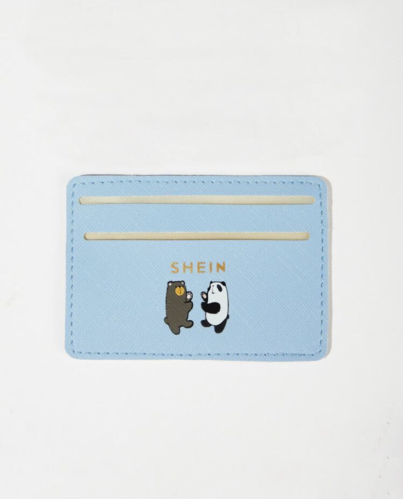 Panda Print Card Case