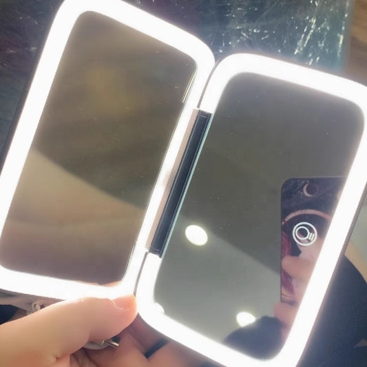 2-Sided LED Rechargeable Mirror