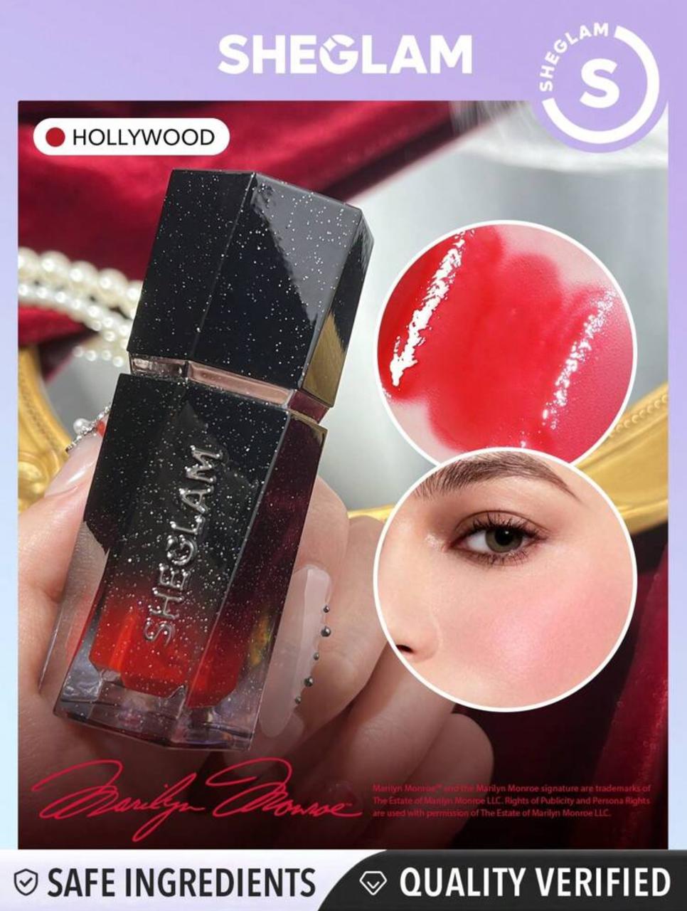 Marilyn Monroe X SHEGLAM Color Bloom Dewy Liquid Blush