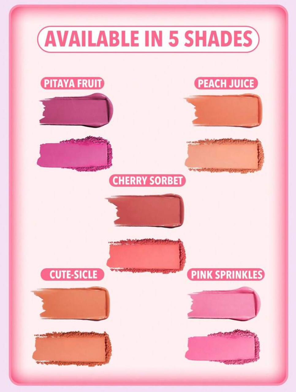 SHEGLAM Cheek 2 Cheek Blush Duo-Pink Sprinkles