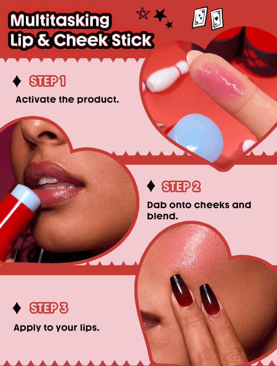 Harley Quinn X SHEGLAM Mischief Mallet Blush Stick-6g