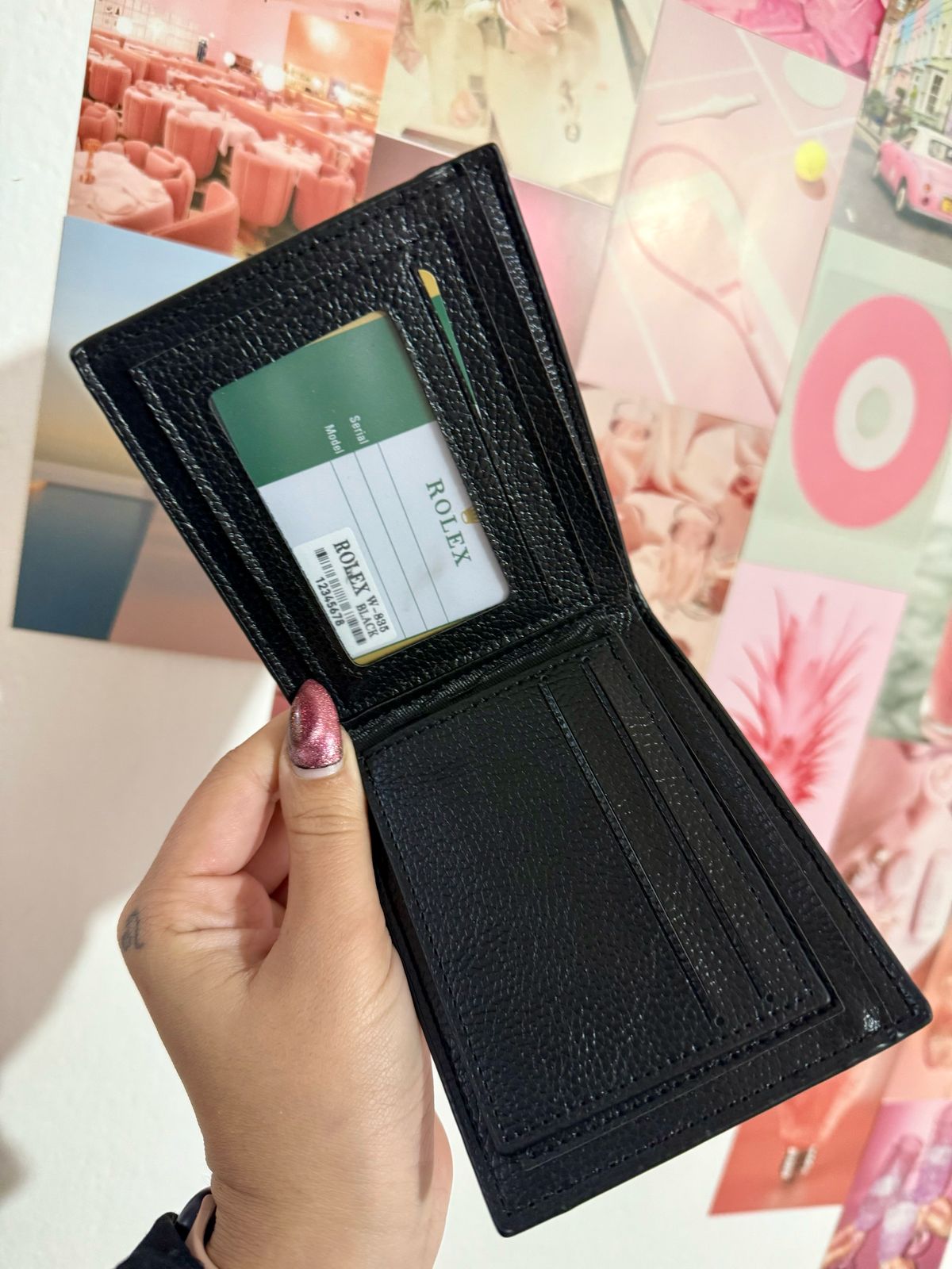Rolex Men Wallet + Box