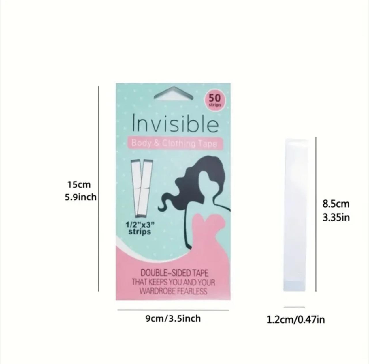 50pcs Transparent Anti-Slip adhesive stickers for clothes
