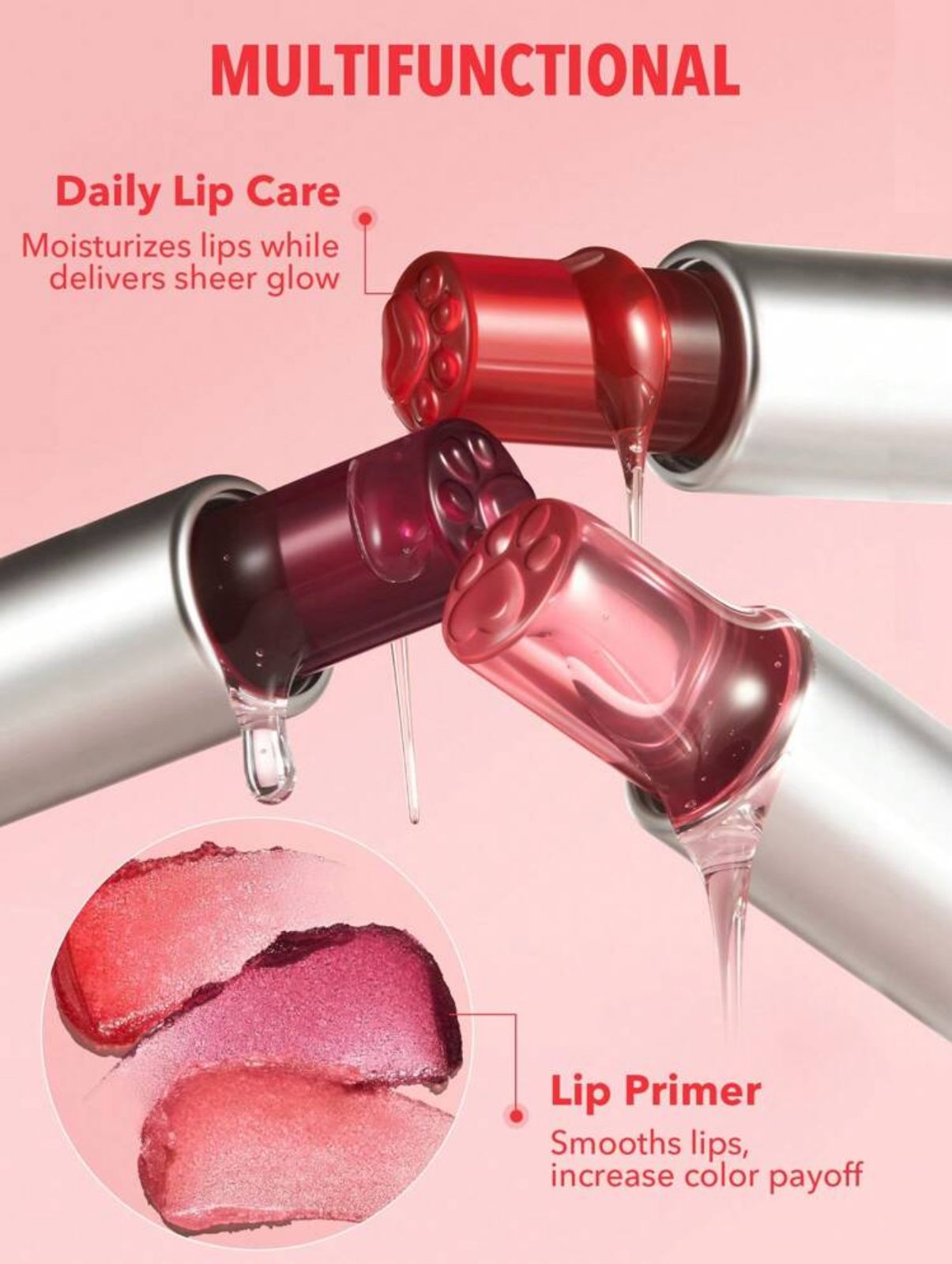 SHEGLAM Mello Jello Nourishing Lip Balm-Ruby