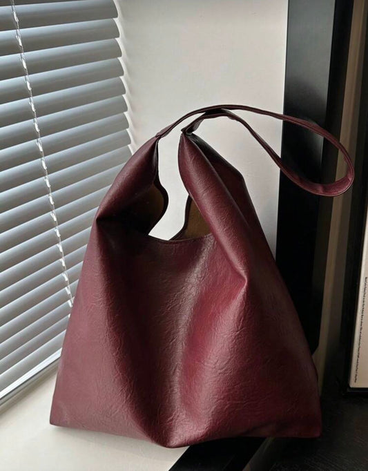 Cressia Burgundy Bag + Pouch