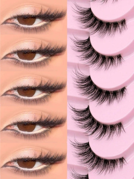 9 Pairs Half Cat Eye False Eyelashes