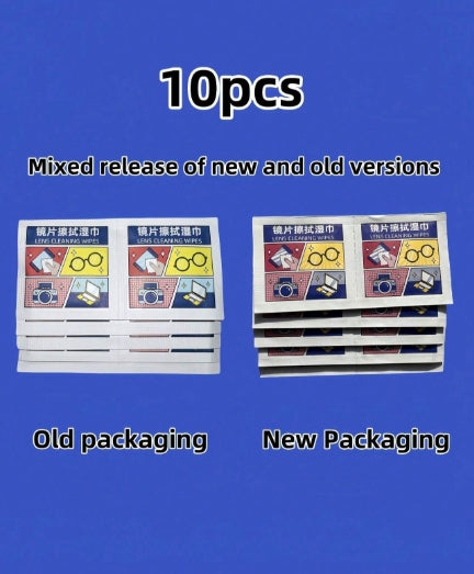 10pcs Lens Cleaning Wipes