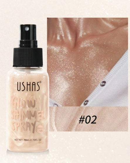 Ushas Glow Shimmer Spray 76ml