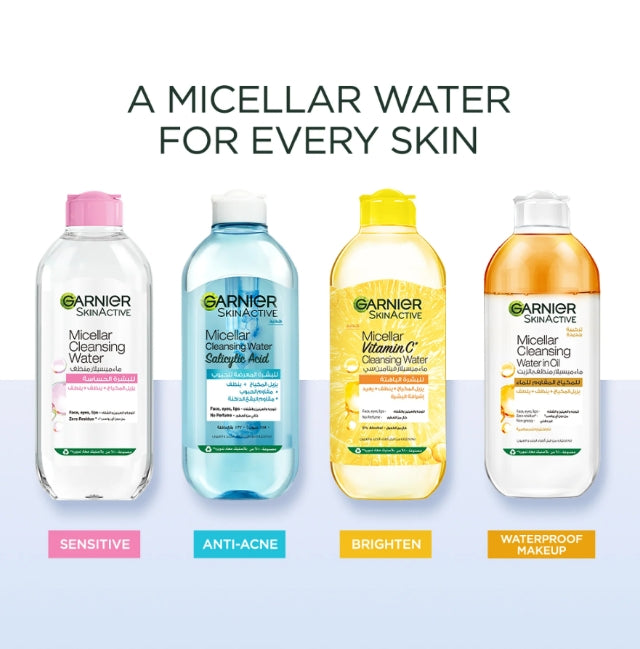 Garnier SkinActive Micellar Cleansing Water for Sensitive Skin - 400ml