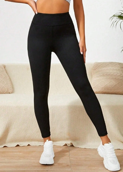Women's Outdoor Black Sports Yoga Pants -- SIZE LARGE