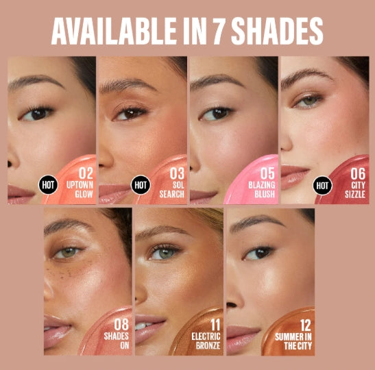 Maybelline Sunkisser Liquid Glow Blush & Bronzer - 4.7ml